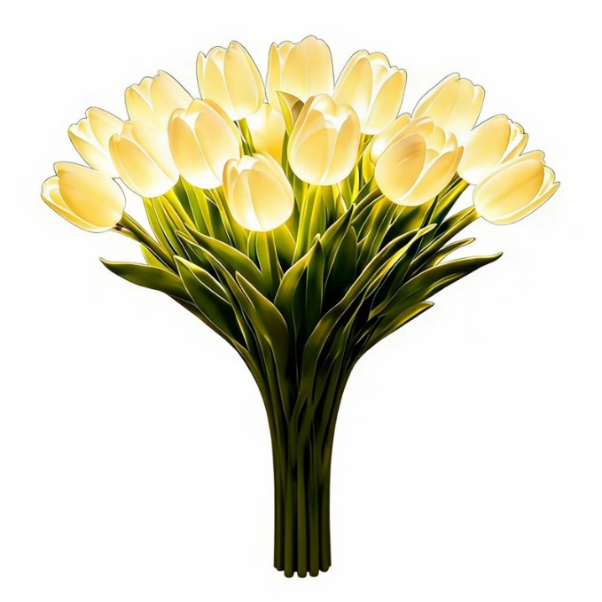 LED Tulpenstrauß – Künstliche Tulpen mit Licht für Deko & als Geschenk